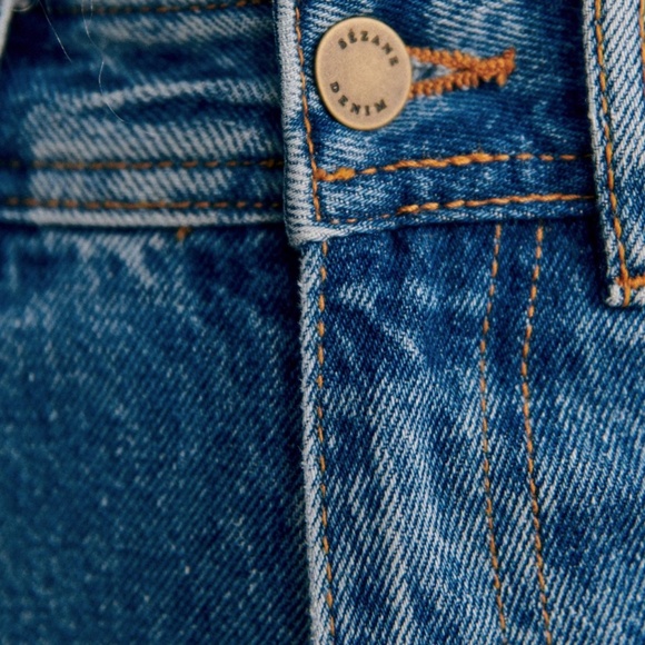 Sezane Le Crop Denim - Size 38 - Picture 4 of 4